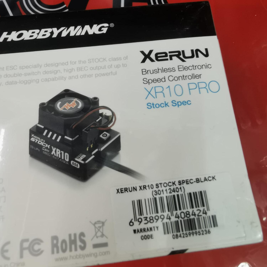 ESC and LiPo Batteries: Hobbywing XERUN XR10 Pro Stock Spec